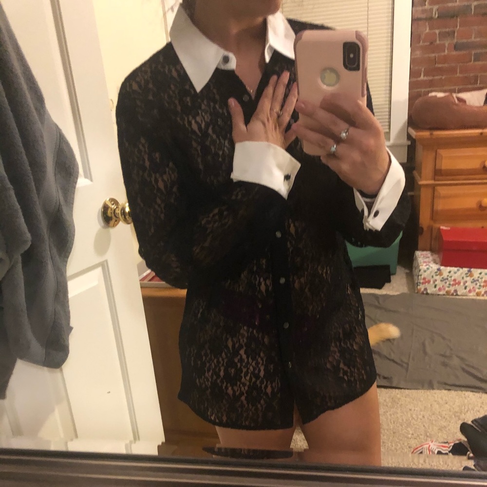🕷 Lacey black top🕷